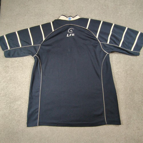 Scotland Rugby Jersey Mens XL Navy Blue Live For Rugby Thistle Crest Shirt - 第 7/9 張圖片