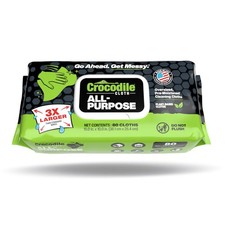 All-Purpose Cleaning 80 Count, 15"x10" Extra Large Plant-Based Disposable C...