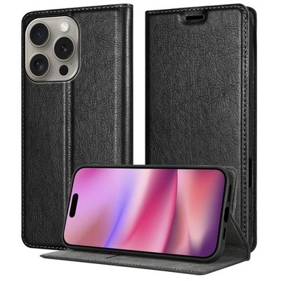 Hülle für Apple iPhone 16 PRO MAX Case Handy Schutzhülle Tasche Etui Kartenfach