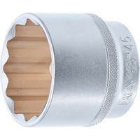 "Bgs SteckschlüSsel-Einsatz ZwöLfkant Antrieb Innenvierkant 12,5 Mm (1/2\") SW 46"