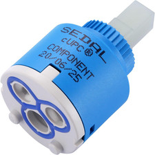 Diameter 35Mm Ceramic Faucet Cartridge, Cartridge Replacement for Single Handle