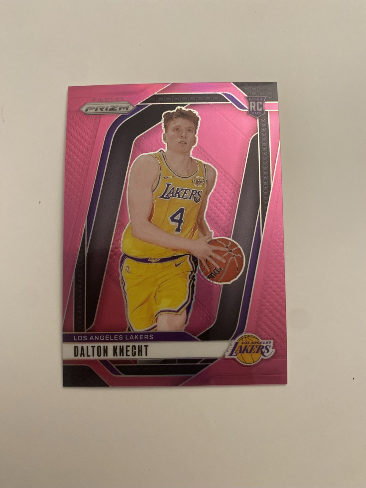 2024-25 Panini Prizm - Dalton Knecht #238 Pink Prizm /249 (RC)