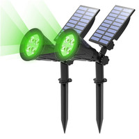 Solarleuchten 2 StüCk 4 Led Helle Gartenbeleuchtung 2 Modi Sicherheitslicht Ip