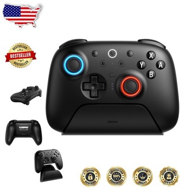 Ultimate 2 Switch Pro Controller: Hall Effect Triggers, TMR Joysticks, Black