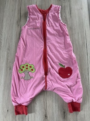 Schlafsack mit Beinen Apfel Pink Apple of my eye 18-24 Monate 90cm