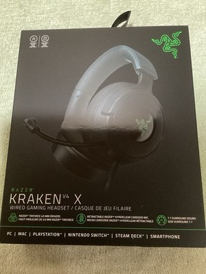 Razer Kraken V4 X Wired Over-the-Ear Gaming Headset USB-C/USB-A-NEW SEALED