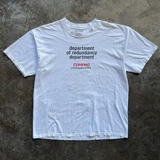 Vintage 90s Compaq Computer Server T-Shirt Mens Large PC Promo Slogan Tech Nerd