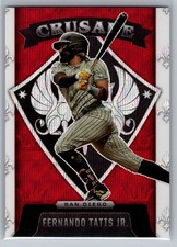 2022 Panini Chronicles #22 Fernando Tatis Jr. Crusade Ruby Wave #/199