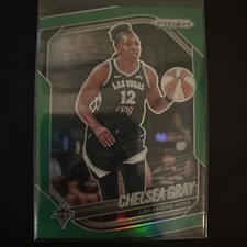 2025 Panini Prizm WNBA #111 Chelsea Gray Green Prizm Las Vegas Aces
