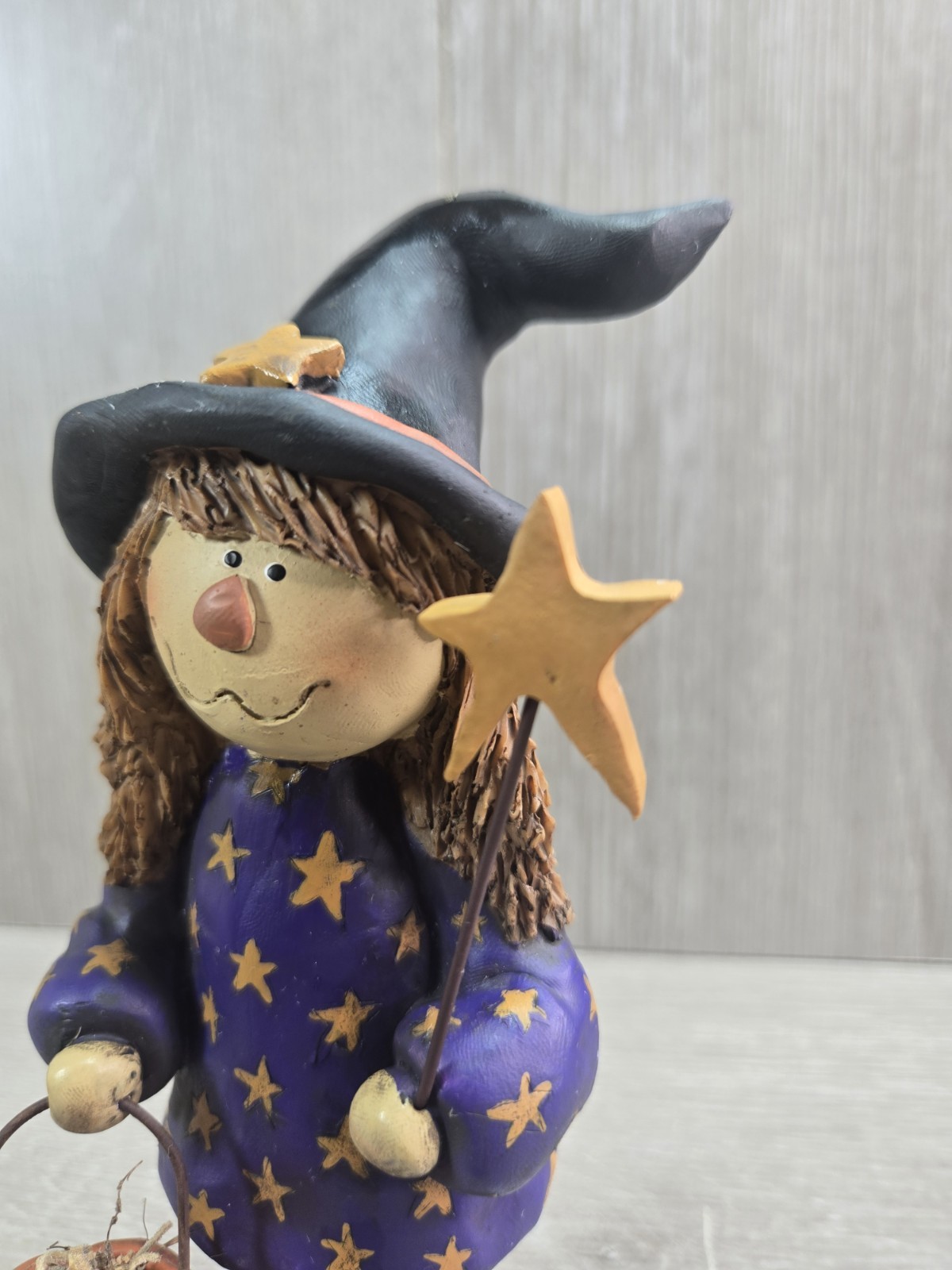 Blossom Bucket Suzi Skoglund Halloween Trick-or-Treat Witch Figurine