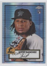 2021 Chrome Platinum Anniversary Mega Box Prism Refractor Sixto Sanchez #17 hu7