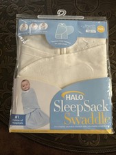 Halo SleepSack Swaddle 100 Cotton Birth To 3 Months Sleep Sack New