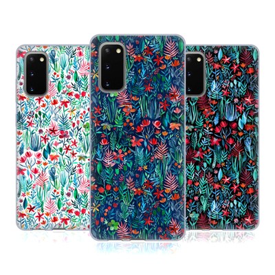 OFFICIAL MICKLYN LE FEUVRE WATERCOLOUR GARDEN SOFT GEL CASE FOR SAMSUNG PHONES 1
