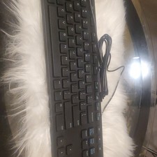Black Wired Standard Keyboard with Enhanced Function Keys,