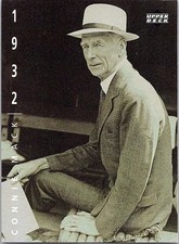 1994 Upper Deck Ken Burns Baseball: The American Epic - Connie Mack #43
