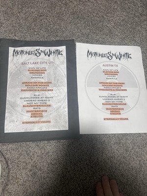 Motionless In White Authentic set lists from 2026 tour