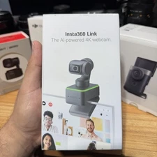 Insta360 Link 4K AI Webcam PTZ Gimbal Autofocus USB-C – BRAND NEW IN BOX 🇺🇸