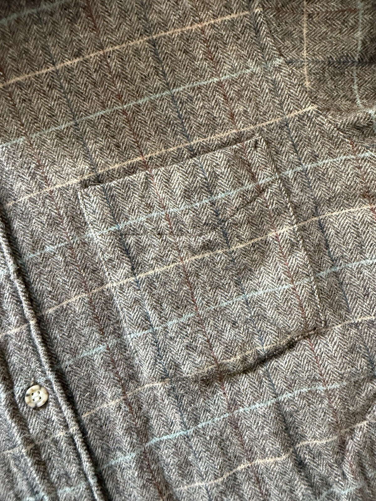 VTG Pendleton Virgin Wool Flannel Button Shirt Me… - image 5