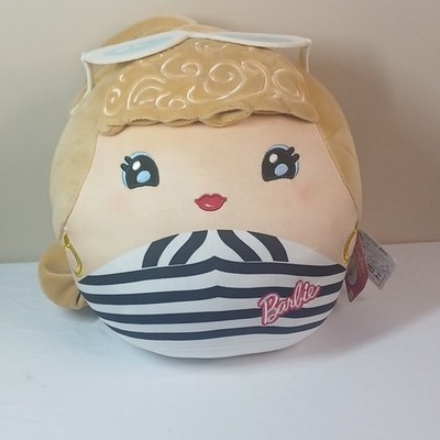 Mattel Barbie Plush Doll Soft Body Beige Black White Stripes 2016 DJF62 3+