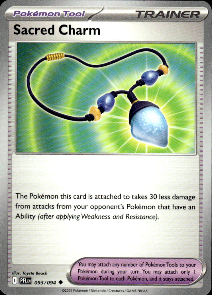 Sacred Charm Phantasmal Flames 093/094 Uncommon Pokémon — English Lightly Played
