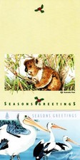 Early Australia Post Seasons Greetings Cards-'92, '94, '95 & '96