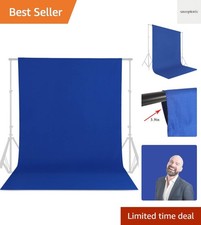 6FT x 10FT Royal Blue Photography Backdrop - Perfect for Stunning Photoshoots