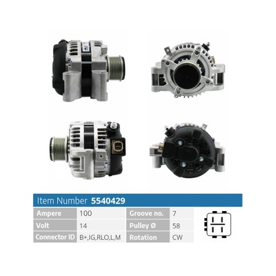 Wechselstromgenerator EB1886Q 8EL012240951 1042104520 270600G011 DAN938