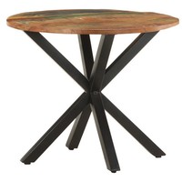 Beistelltisch 68X68X56 Cm Altholz Massiv