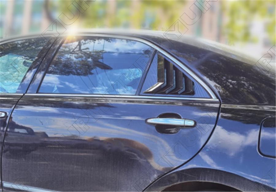 2Pcs Car Rear Side Window Quarter Louver Covers Fit For 2012-2017 Toyota Camry