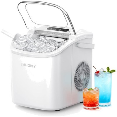 Portable Countertop Ice Maker Machine - 26lbs/Day, White