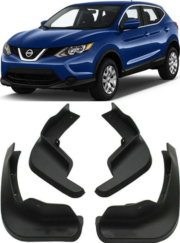 Genuine Front & Rear Splash Guard Mud Flaps For 2014-2021 Nissan Qashqai J11