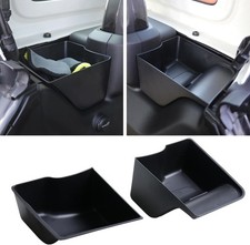 2024-2026 Jeep Wrangler JL JLU 4XE 2/4 Door Wheel Well Trunk Storage Bins Black