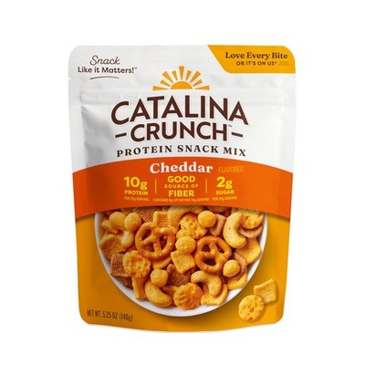 Catalina Crunch Protein Snack Mix with Cheese Crisps - 10g Protein, 2g Sugar ...