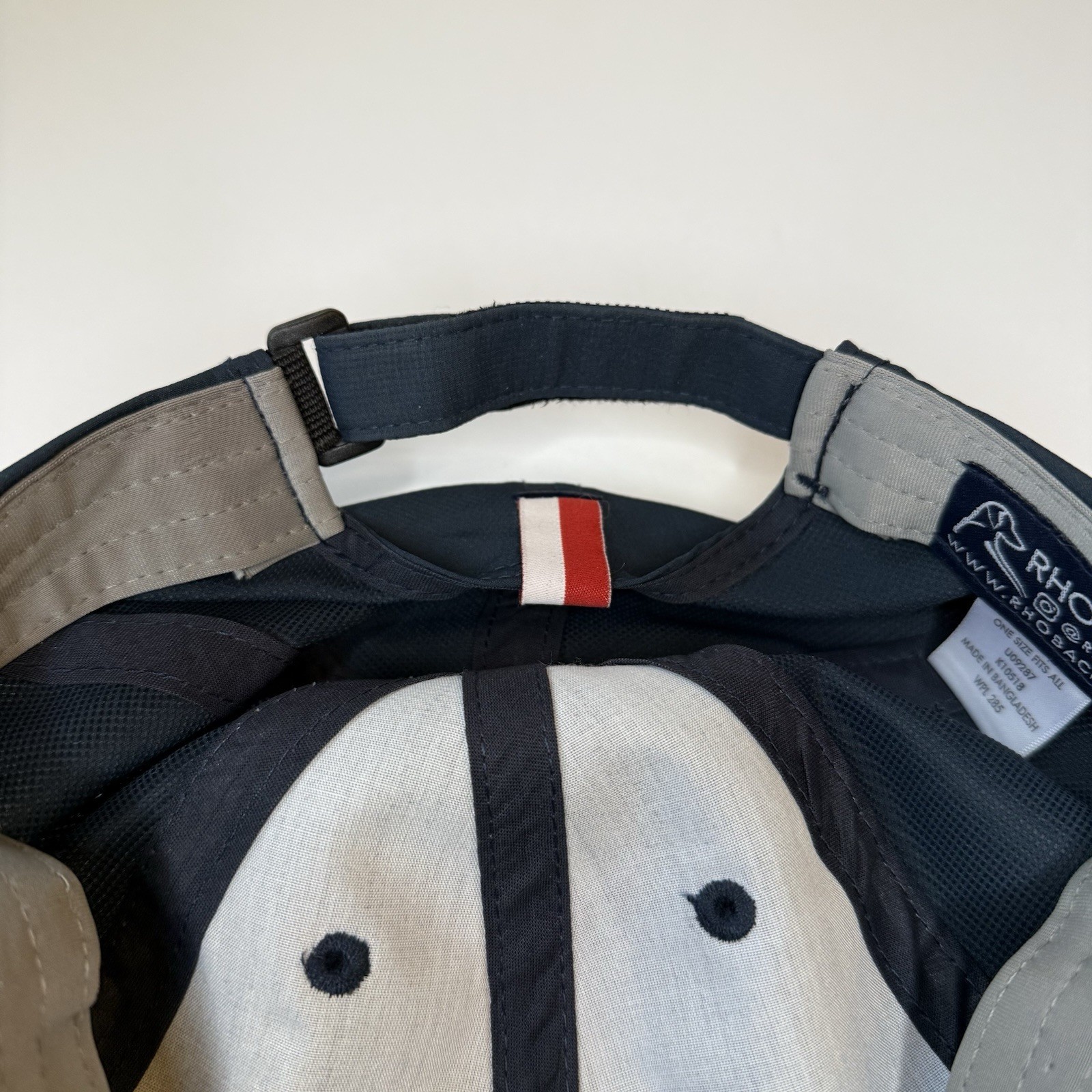 Rhoback Polyester Adjustable Navy Baseball Cap Ha… - image 9