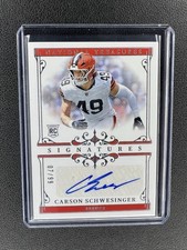 CARSON SCHWESINGER 2025 NATIONAL TREASURES ROOKIE BROWNS RC AUTO /99