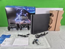 Sony PS4 Playstation 4 Slim 1TB Star Wars Battlefront II Edition Nero +2 Con.