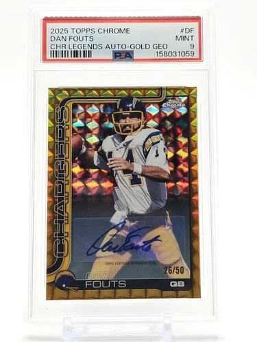 2025 Topps Chrome Dan Fouts Base (PSA 9)