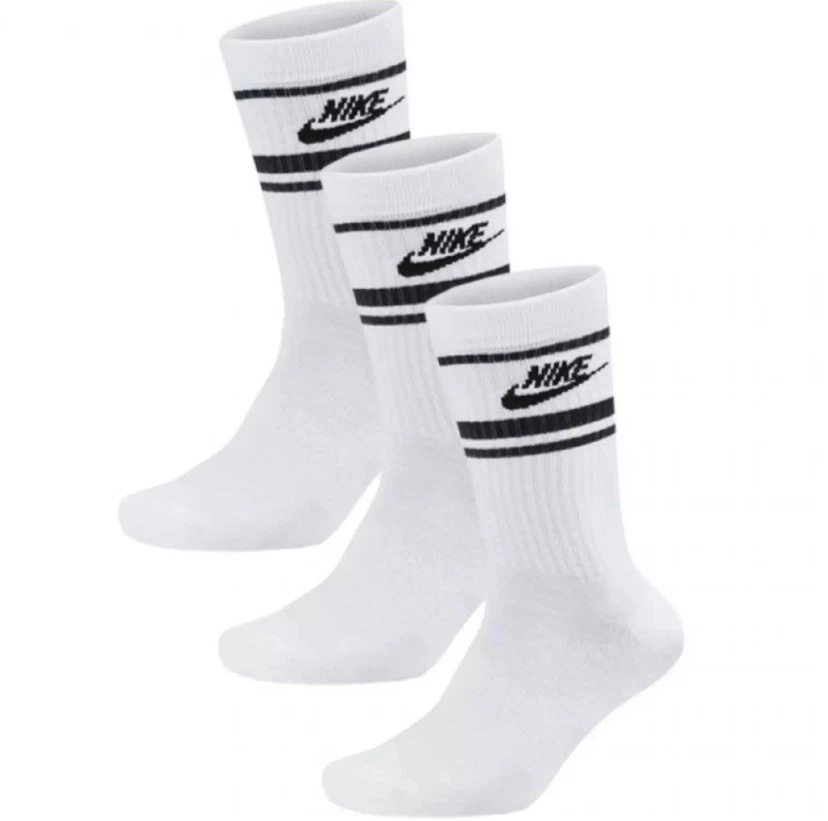 Nike Mens Women Socks 3 Pair Pack DX5089 Sportswear Everyday Essential Crew New