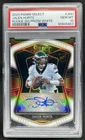 2020 Panini Select Jalen Hurts Rookie RC White Prizm Auto #/35 Eagles PSA 10