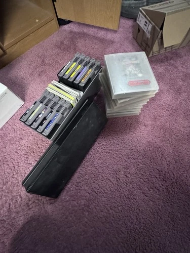 Nintendo NES Game Lot - Super Mario Bros, Tetris, Donkey Kong, Jeopardy, Galaga