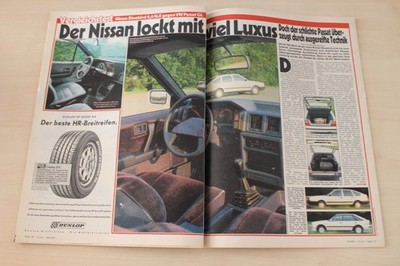 Auto Bild 24/1986 Nissan Bluebird mit 102PS besser als...?
