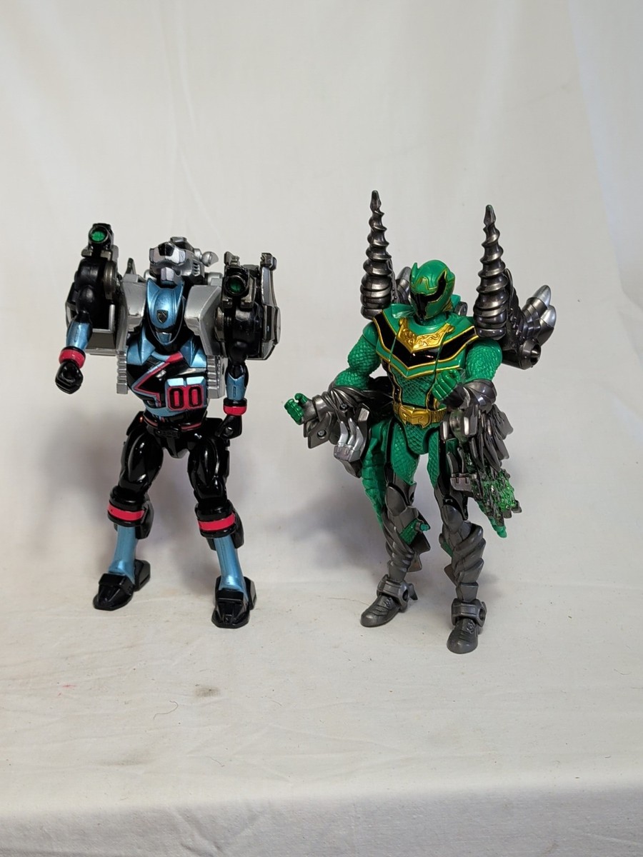 Power Rangers Bandai Lot SPD Shadow Ranger & Mystic Force Green