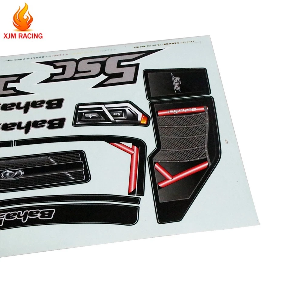 Decorative Stickers for Body Shell Parts Suitable for 1/5 Hpi RV Km Baja 5sc - Image 3 of 4