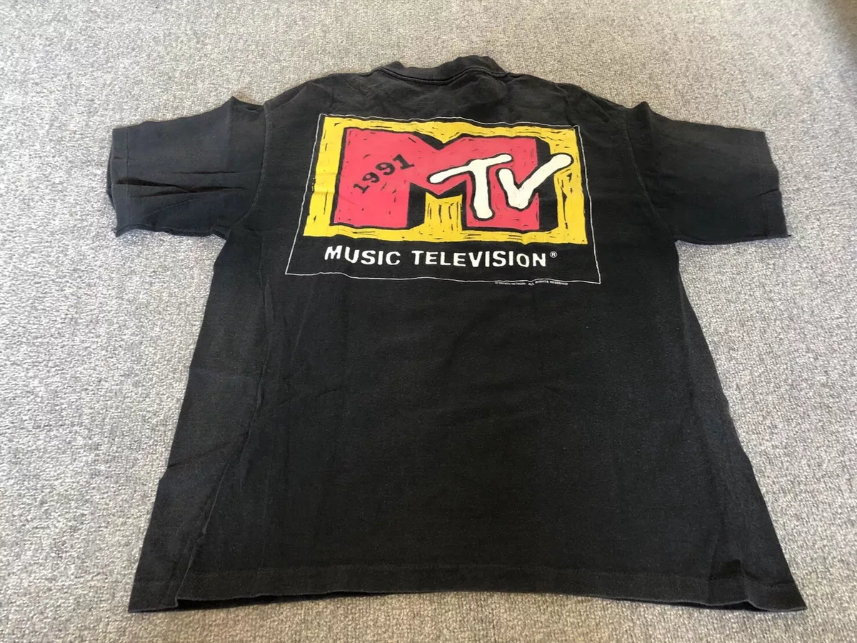 MTV T-SHIRT VIDEO MUSIC AWARDS 1991 GIANT BODY 90s VINTAGE ROCK HIPHOP  CLASSIC