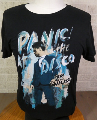Panic At The Disco Pray For The Wicked Shirt M Emo Concert Missing Tag Has HOLE