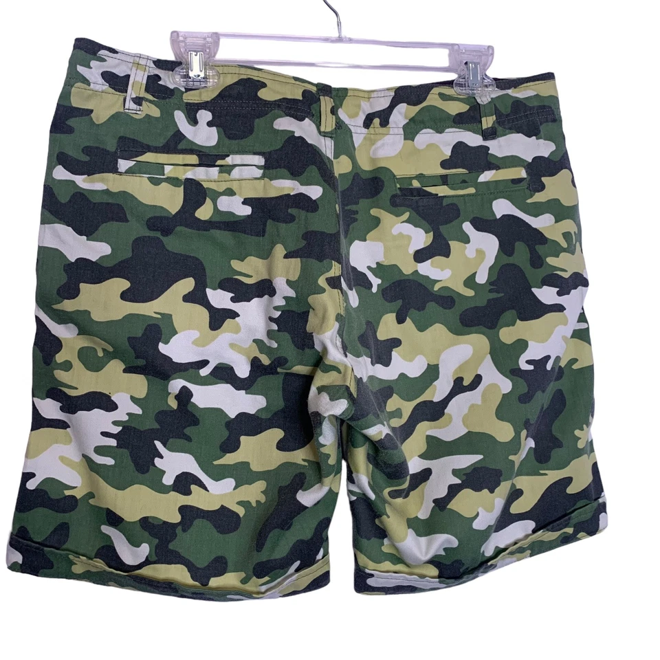 Pantalones Cortos Liquid Hombre Hombre 36 Camuflados 5 Bolsillos Puños Informales Foto 3 de 4