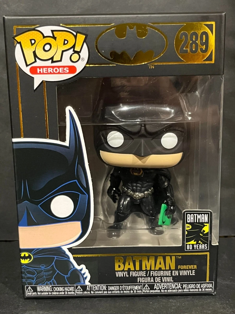 FUNKO POP! DC Heroes 80th Anniversary Batman Forever #289 + Protector
