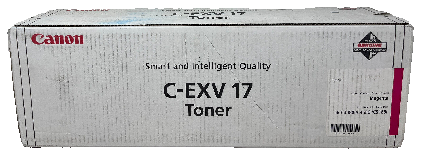 CANON 0260B002 C-EXV17M TONER ORIGINALE MAGENTA PER IR C4080i/C4580i [A BOX]