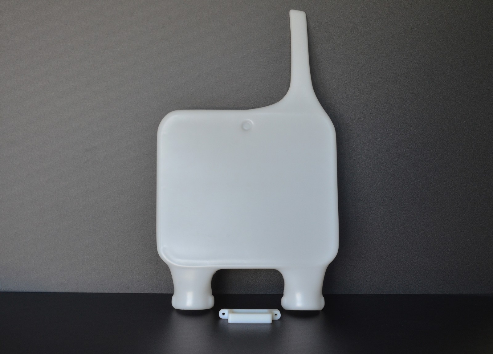 Plaque avant HONDA CR HRC replica en ABS blanc premium pour moto cross