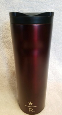 starbucks burgundy grid tumbler